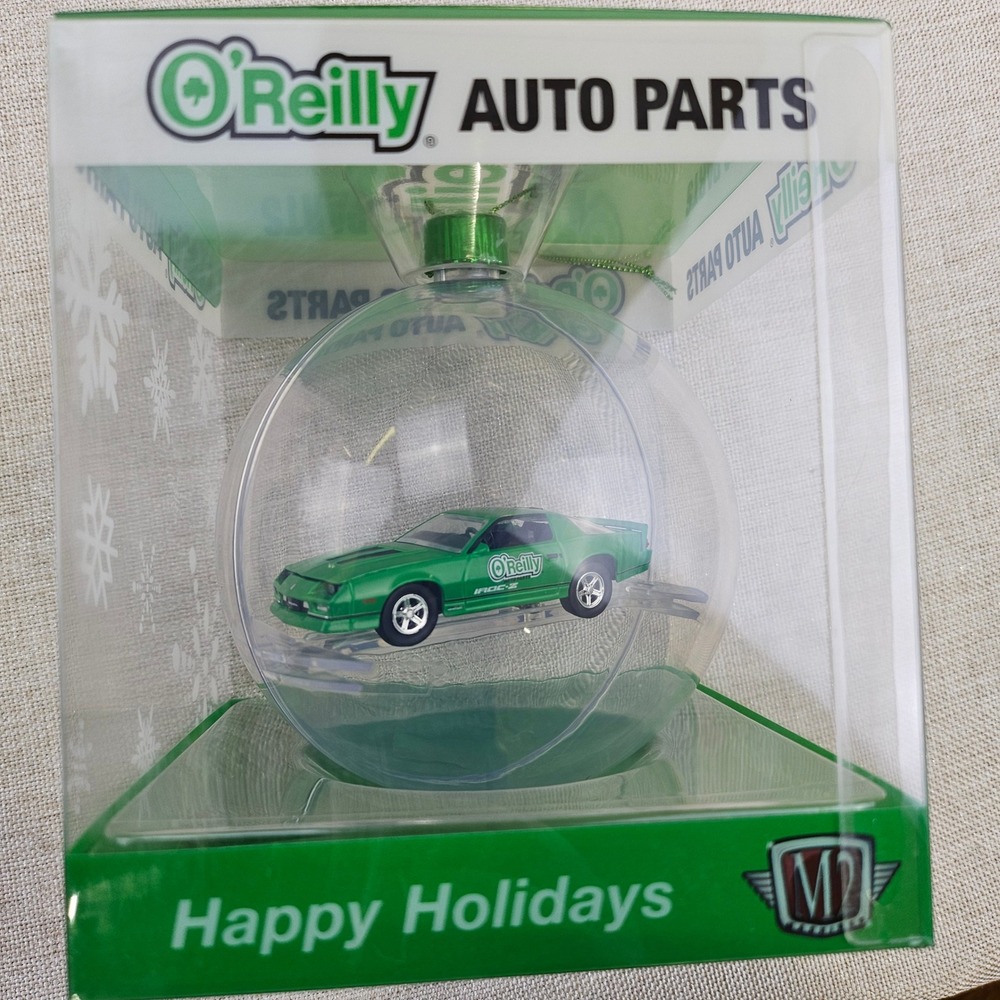 OReilly Auto Parts Happy Holidays‎ Camaro IROC Z Christmas Ornament M2 Machines